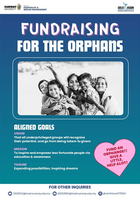 orphanage fundraising ideas|Get Involved in Fundraising: Support Orphans in Need.